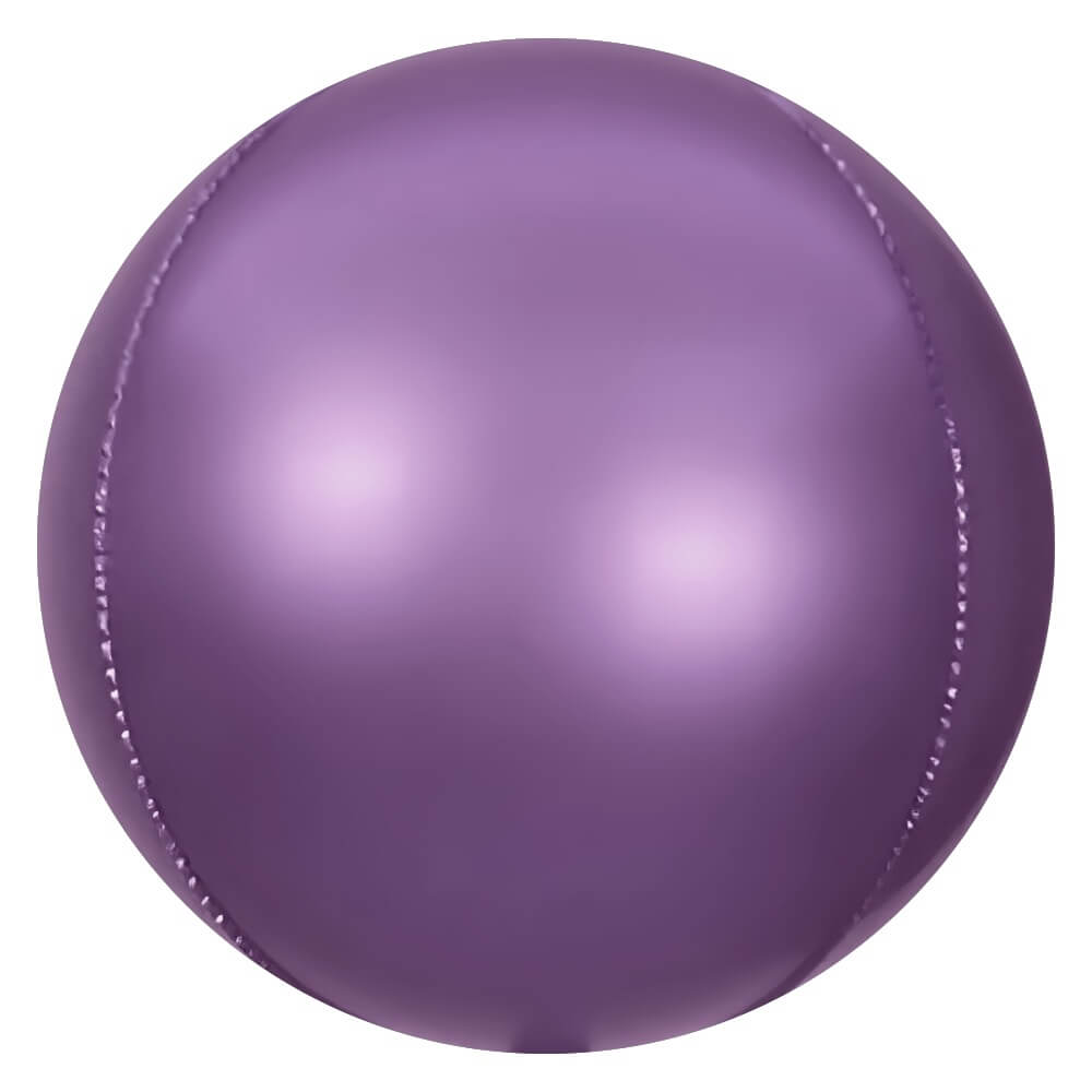 Foil Balloon 3D Sphere Satin Purple