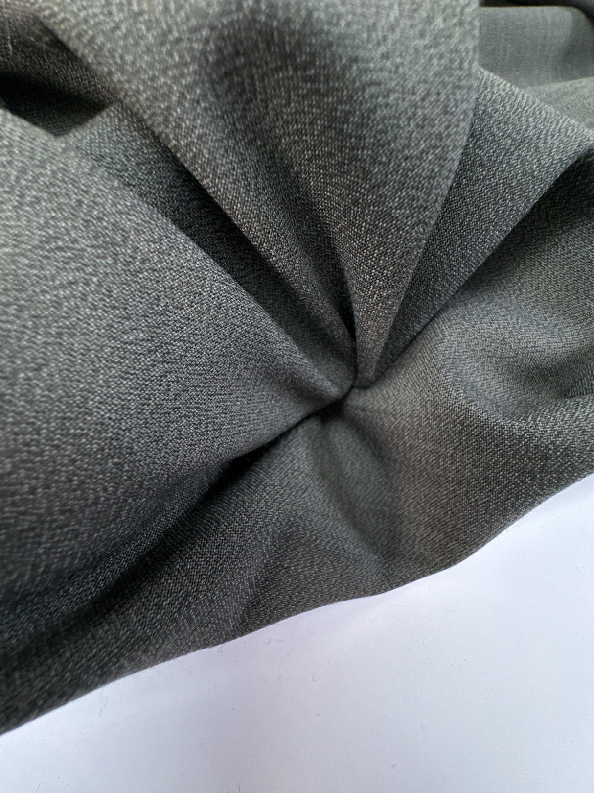 Wool Crepe Melange Green-Blue