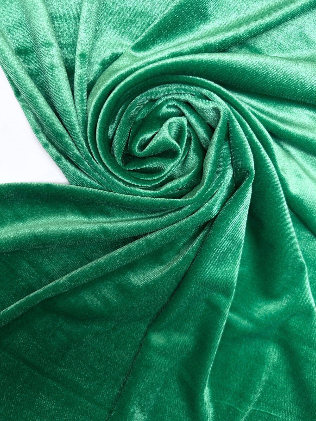 Polyamide Elastane Velour Green Shade