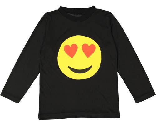Smiling Hearts Emoji T-Shirt For Kids and Adults