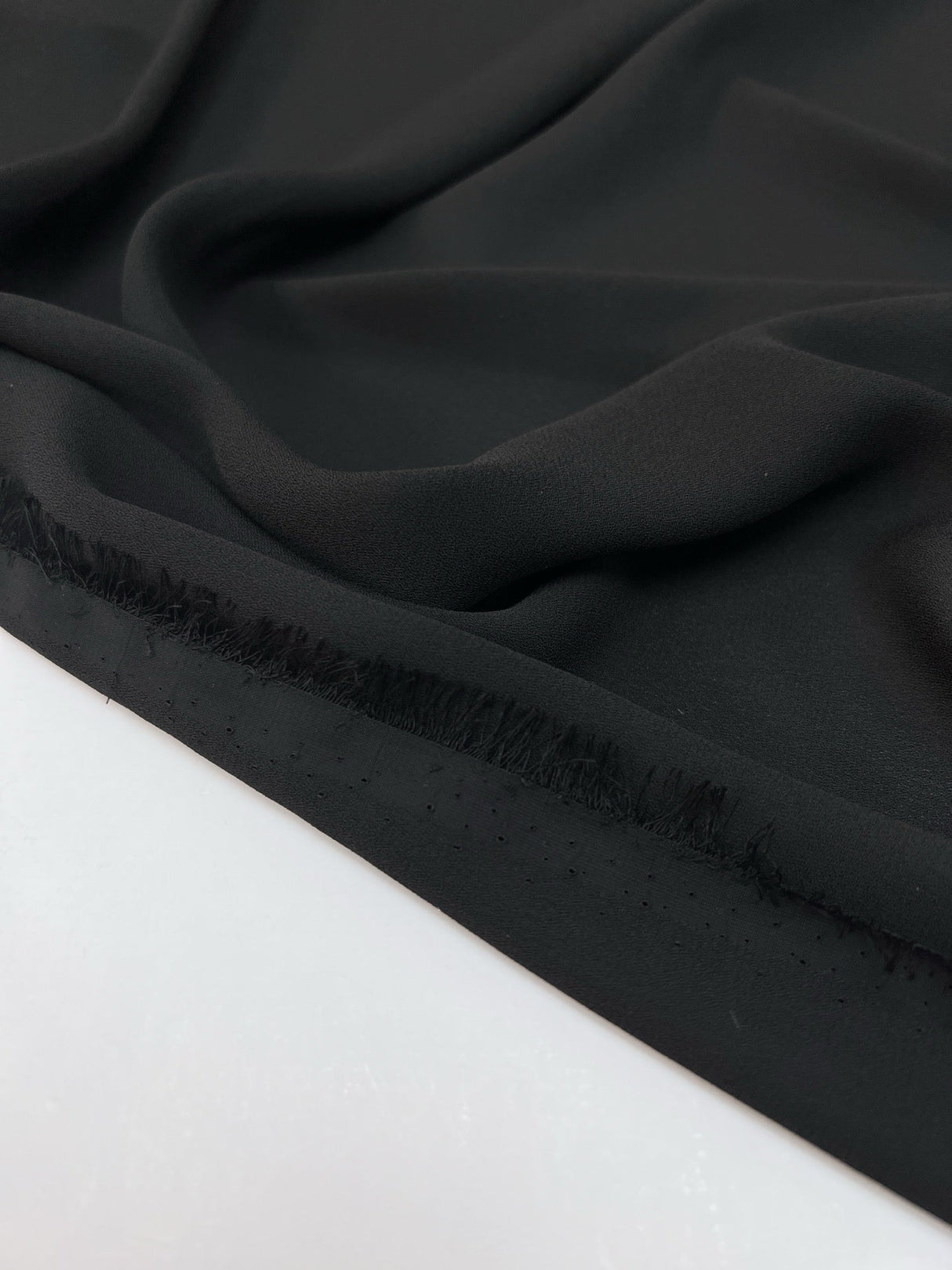 Polyamide Crepe Fabric Black
