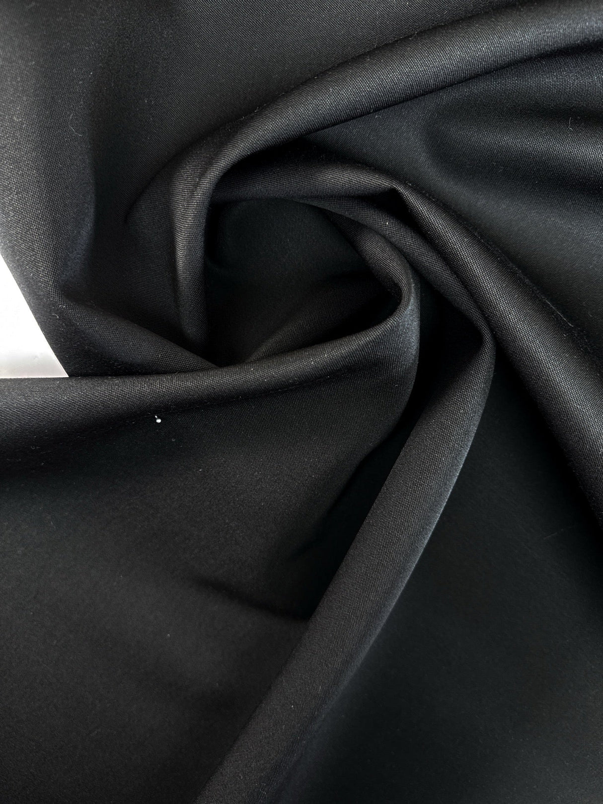 Black Wool Polyamid Woven