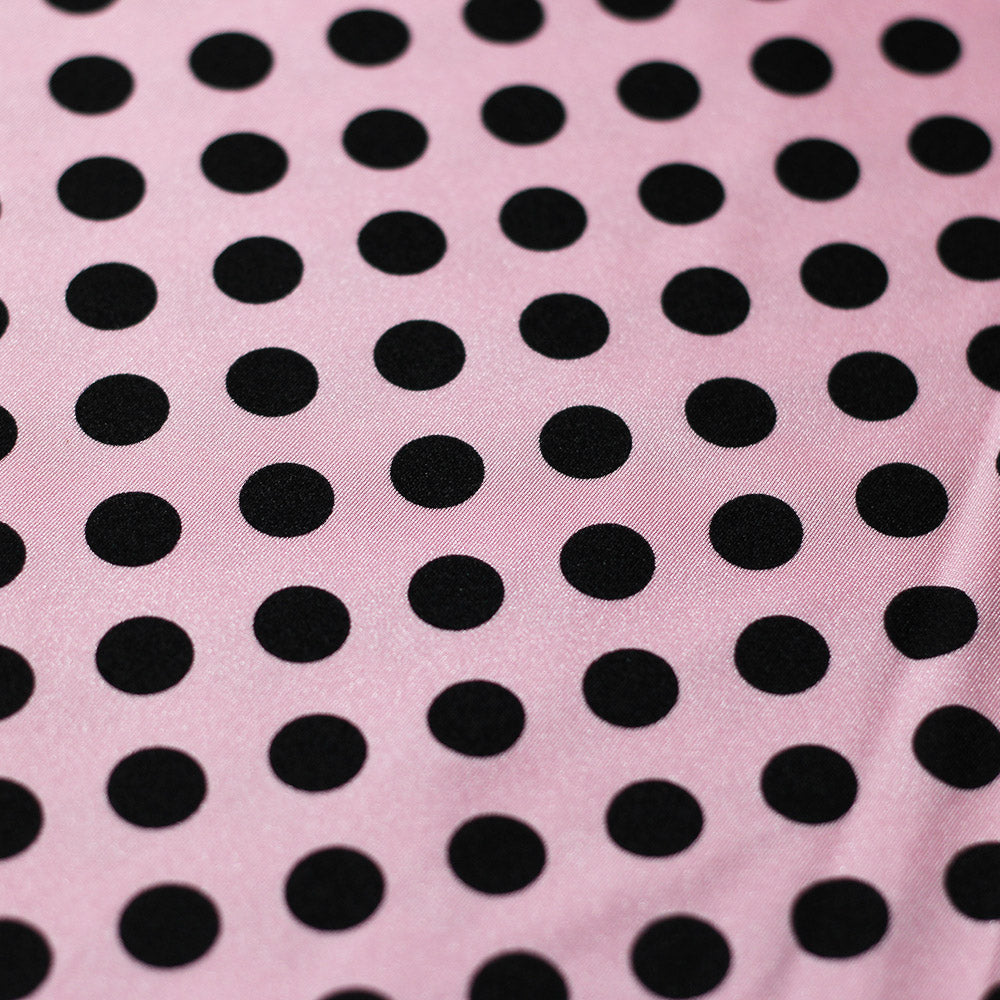 E-Z Dots Nylon Spandex Fabric - Large Polka Dots Print, 58/60" Width (1 Yard)