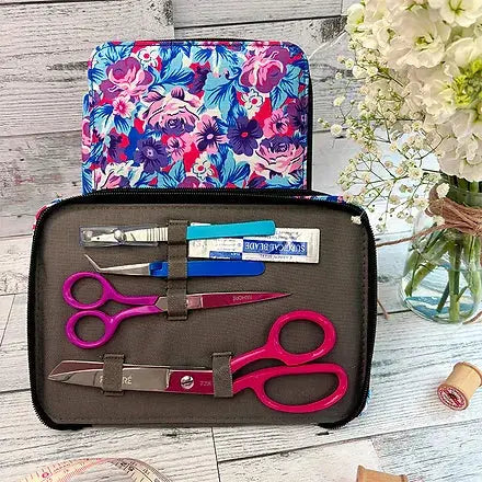 Sewing Kit Floral Pattern 4 Piece Set