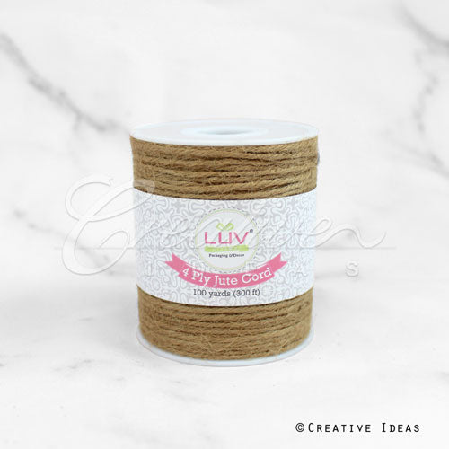 4 Ply Jute Cord - 10 Yards (Natural)