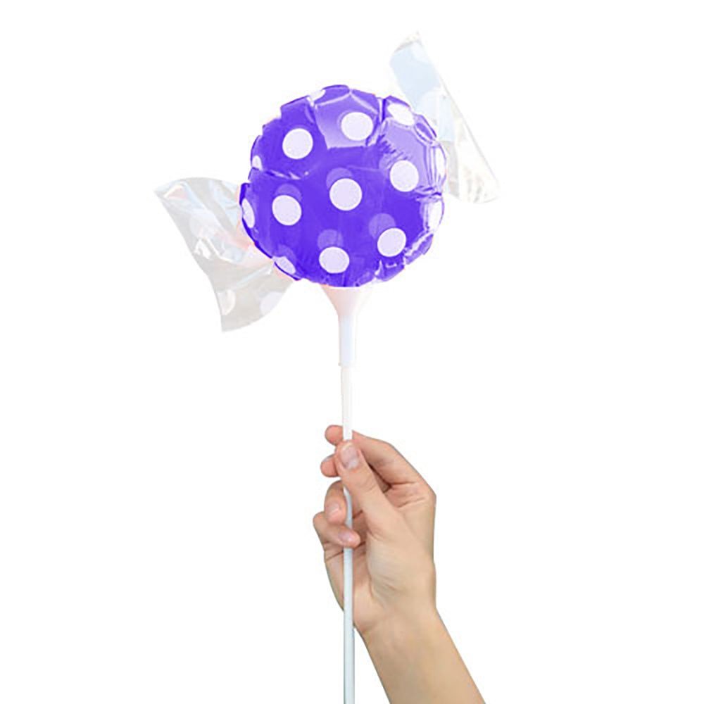Candy Balloons Purple Polka Dots