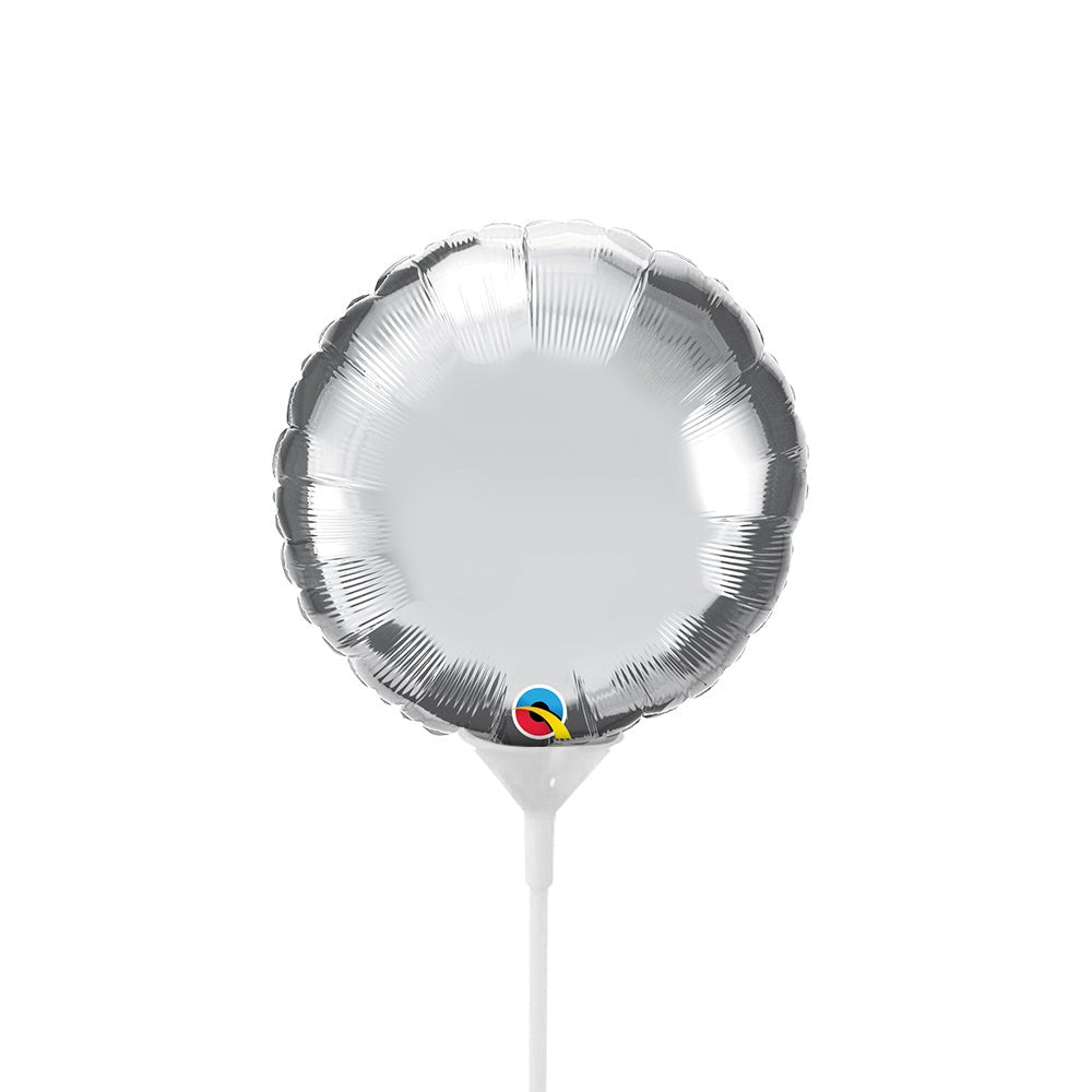 Mini Circle Foil Balloon Silver