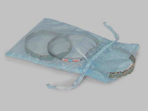 4"x6" Light Blue Organza Sheer Gift Favor Bags - Pack of 144
