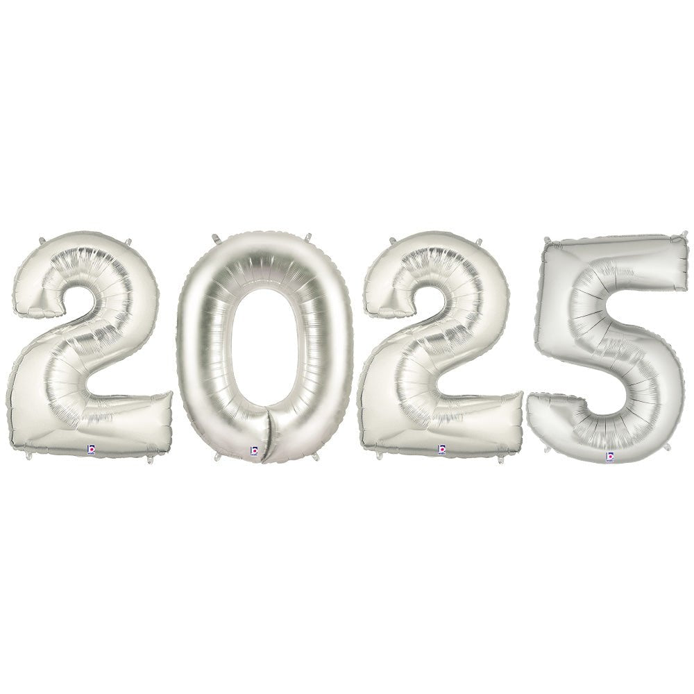 Foil Balloon 2025 Megaloon Numbers Kit