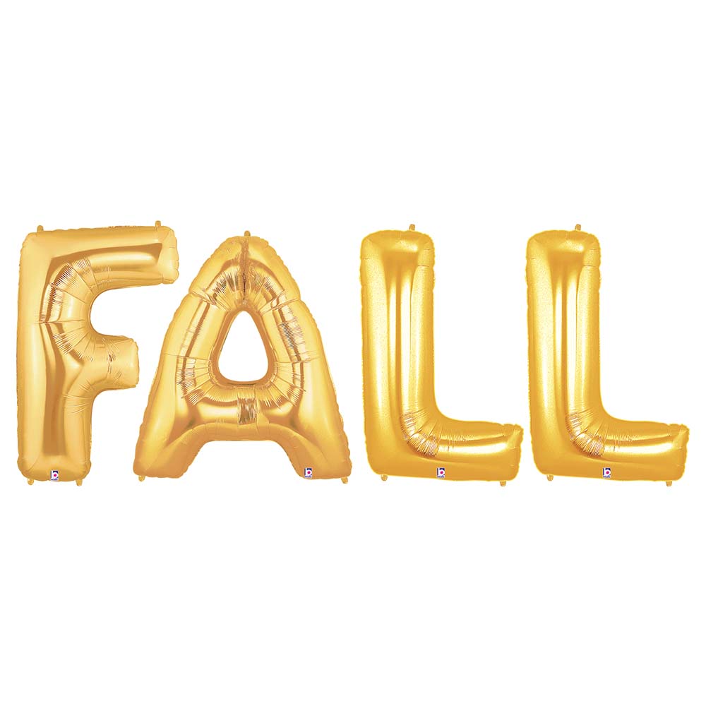 Foil Balloon FALL Megaloon Letters Kit