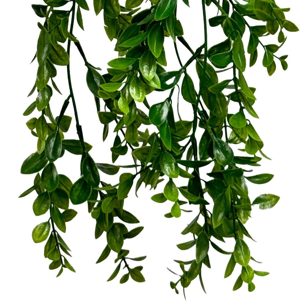 Silk Flowers Hanging Greenery Bush