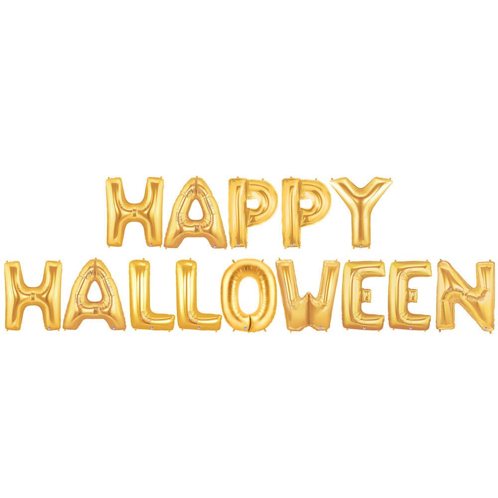 Halloween Foil Balloon Letters Kit