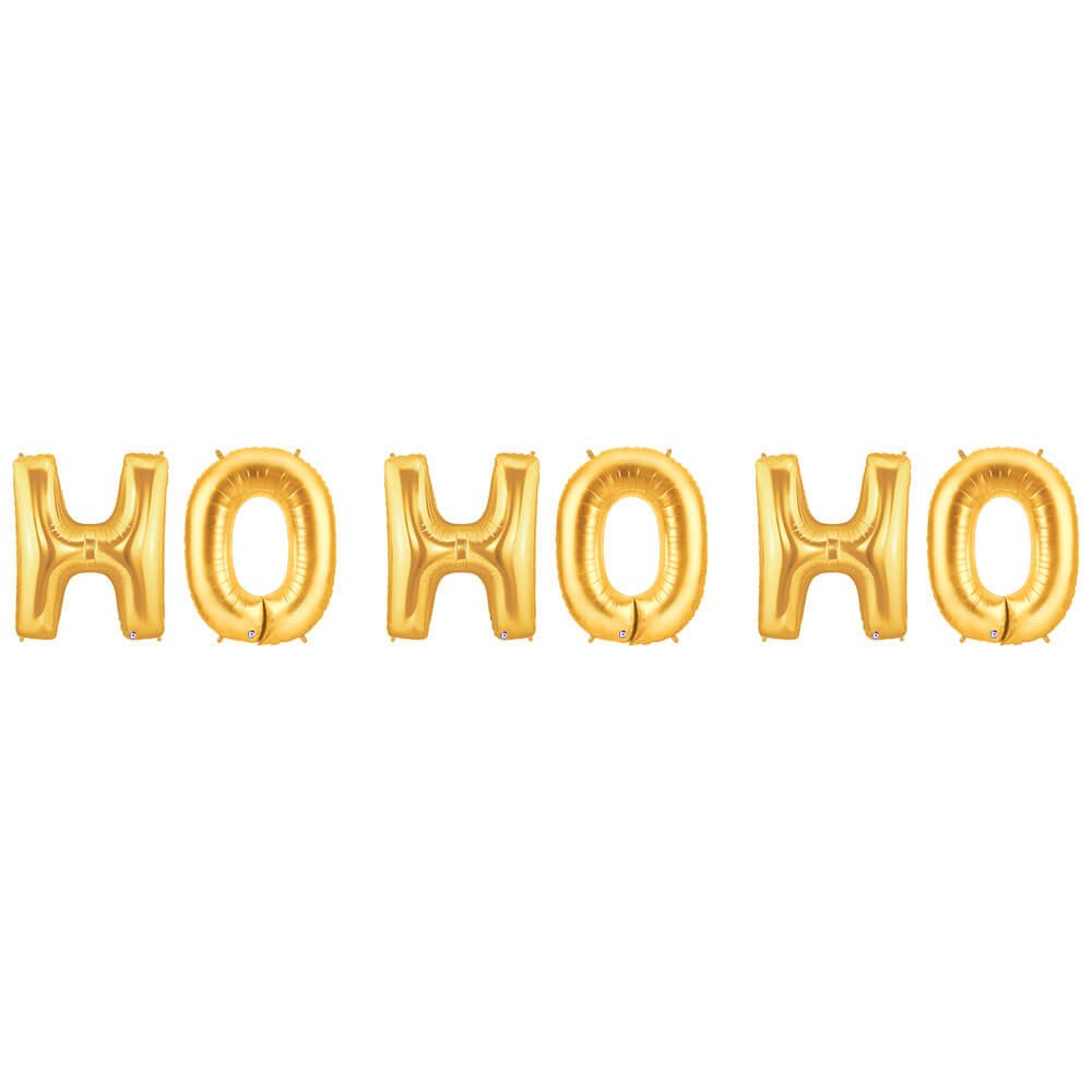 Foil Balloon HO HO HO Letters Kit