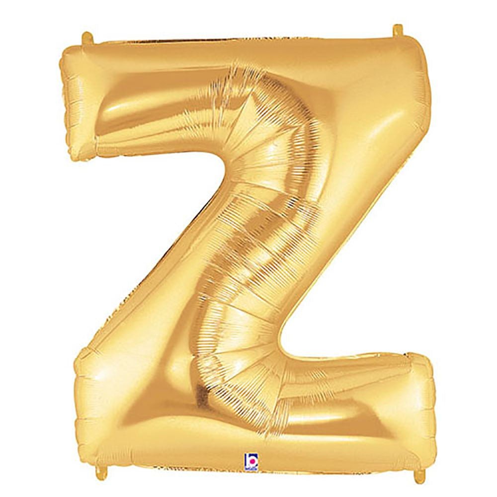 Foil Balloon Letter Z Gold Megaloon