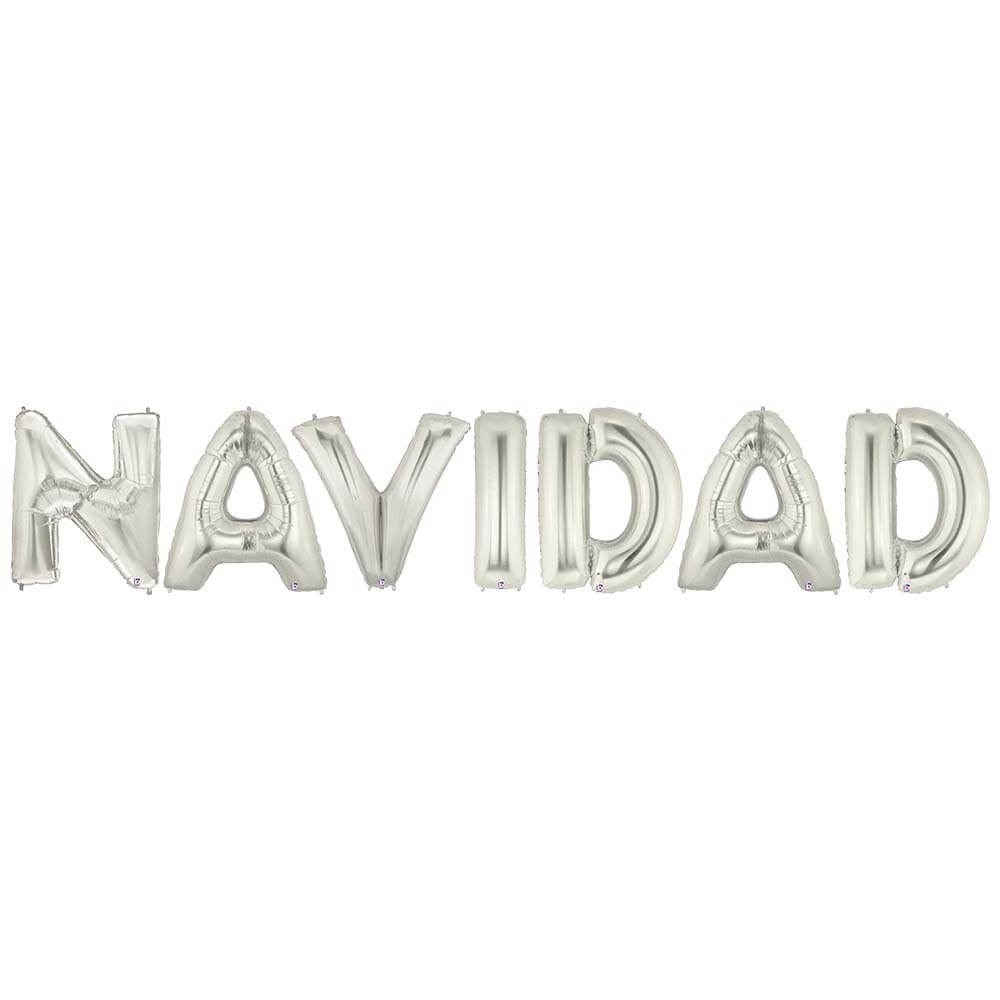 Foil Balloon NAVIDAD Letter Kit