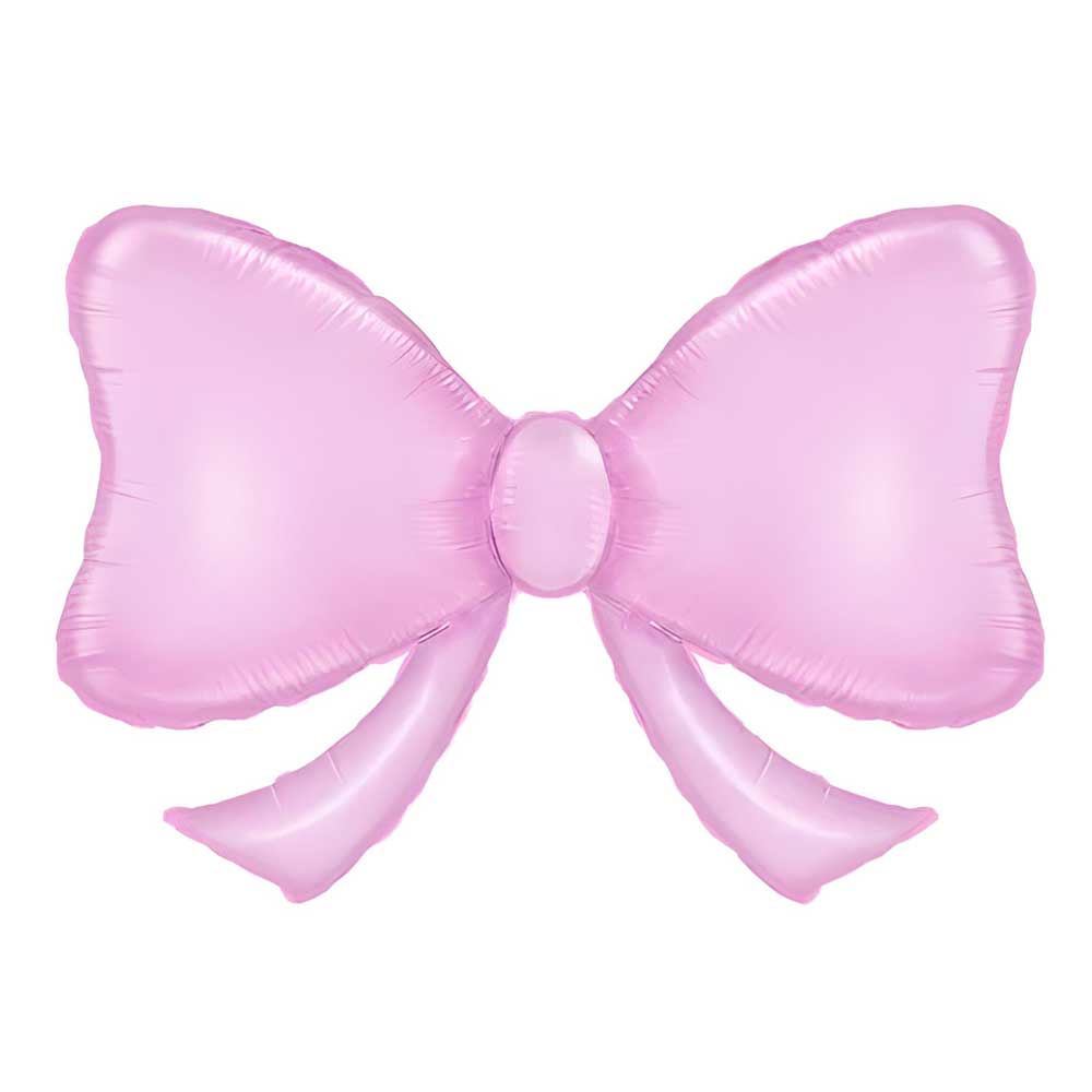 Pink Bow Foil Balloon 40 Inch