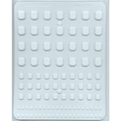 Gems Rectangle Assortment Hard Candy Mold