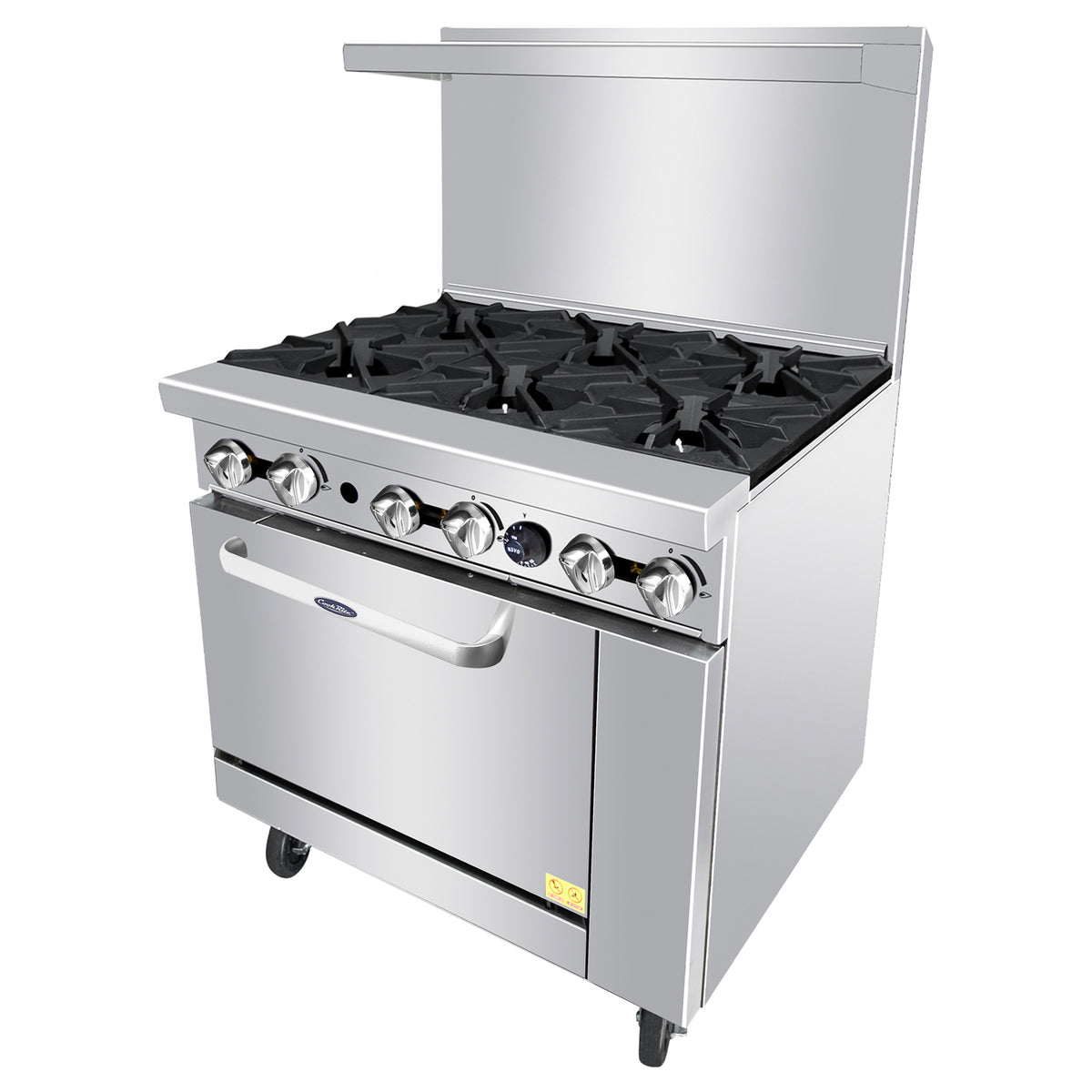 Atosa 36" Restaurant CookRite Gas Range AGR-6B-NG - Natural Gas