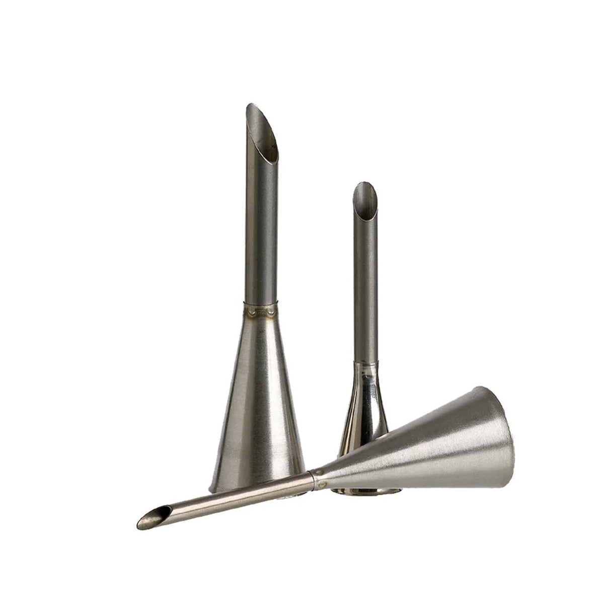 Pastry Filling Tip Set 3 Diameter Sizes Stainless Steel