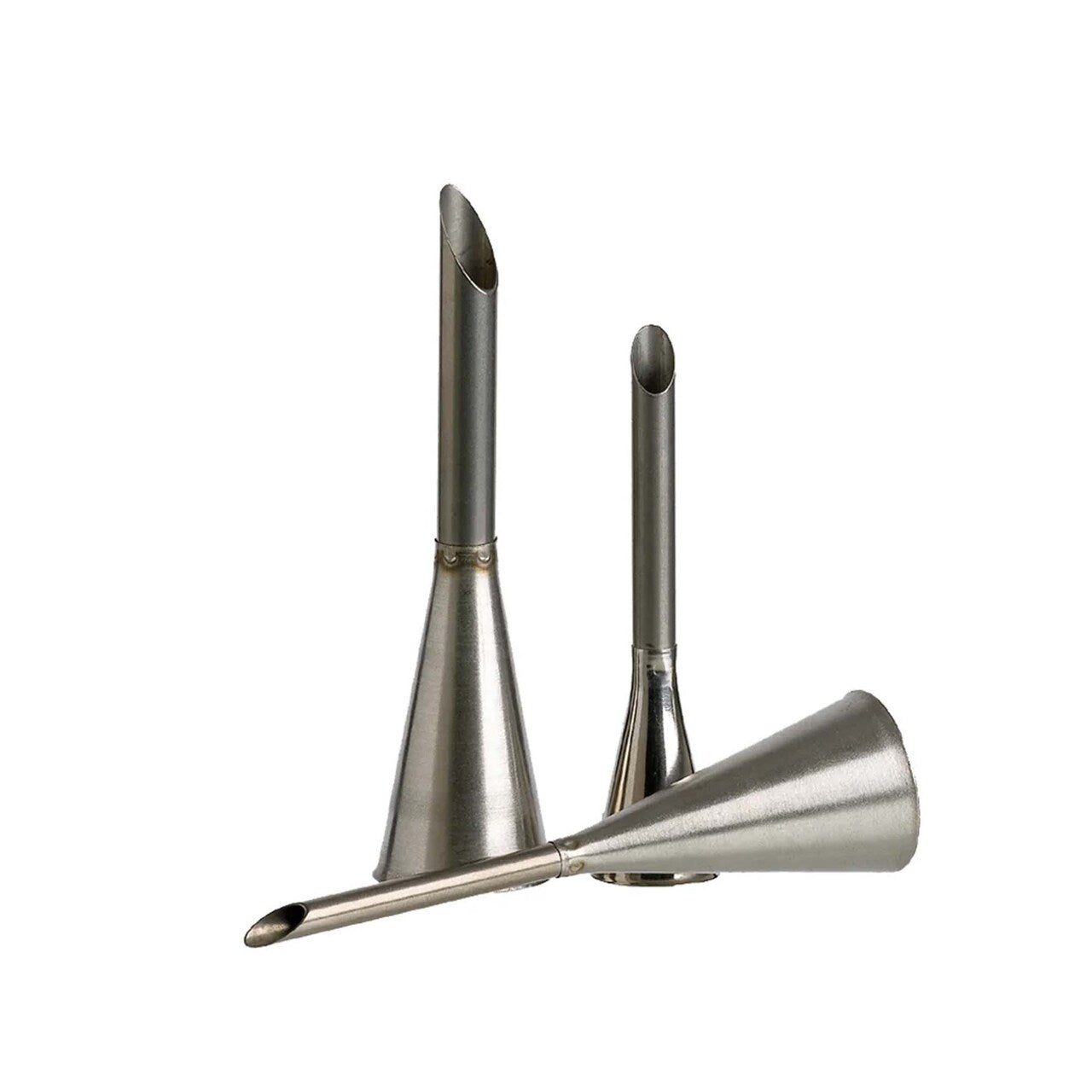 Pastry Filling Tip Set 3 Diameter Sizes Stainless Steel