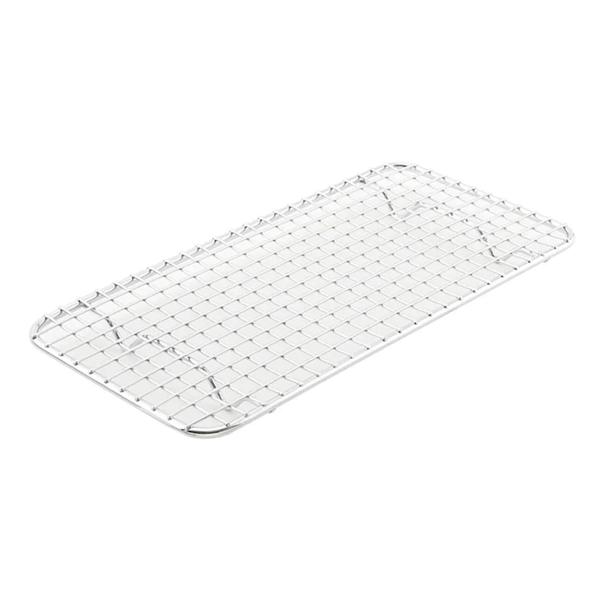 Chrome Plated Wire Pan Grate 5 x 10.5 Third Size