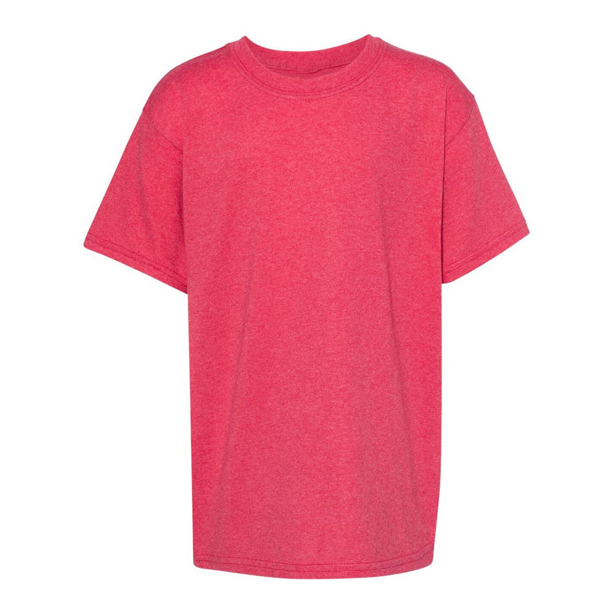 Youth Heavy Cotton Short Sleeve T Shirt | Breathable Durable Kids Cotton Tee | Classic Fit Everyday Youth Shirt