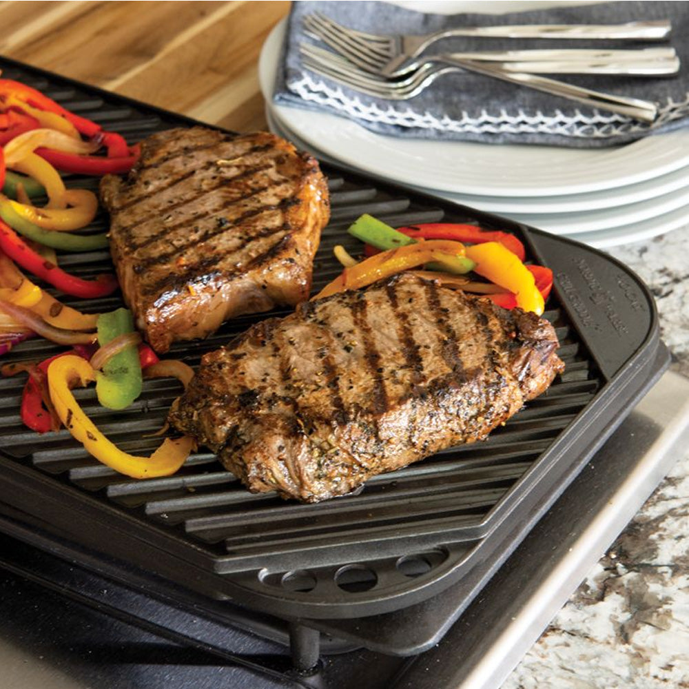 Nordicware 2 Burner Reversible Grill Griddle