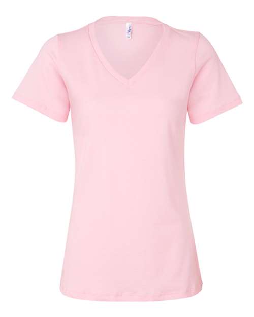 BELLA + CANVAS® Women's Relaxed Jersey V-Neck Tee - 6405