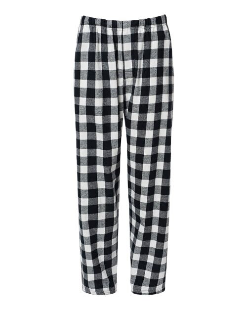 Boxercraft® Men’s Harley Flannel Pants Double-Brushed Cotton, Elastic Waist & Plaid Design
