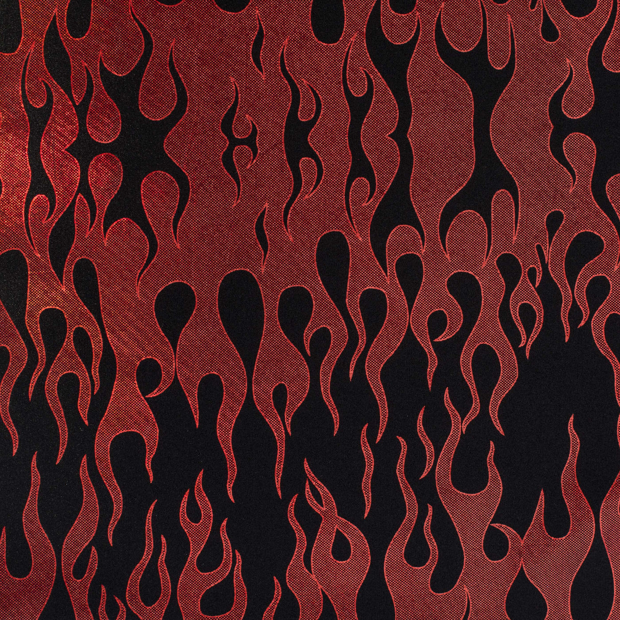 Nylon Spandex Hologram Flame Foil Fabric 60"