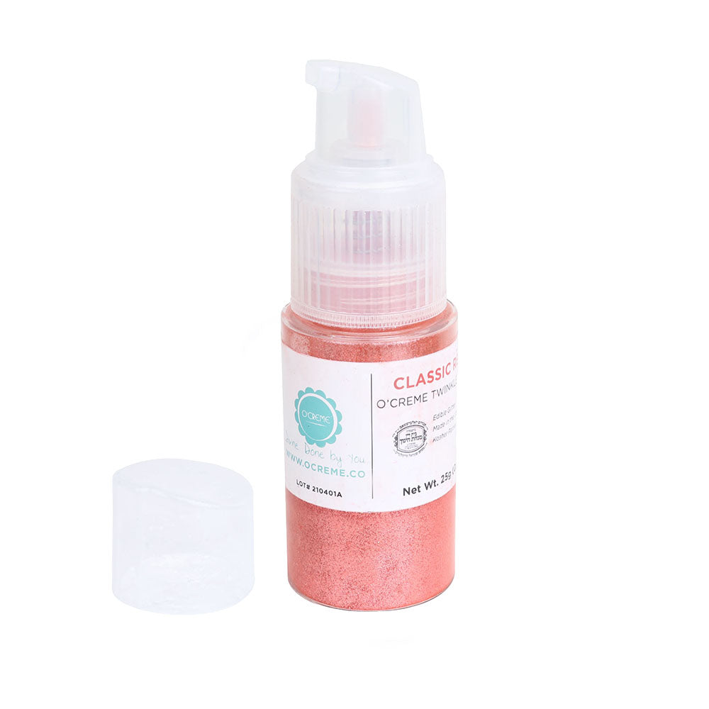O'Creme Twinkle Dust Pump, 25 gr. - Classic Red