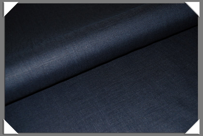 Navy Linen Fabric - Navy, 56" Width