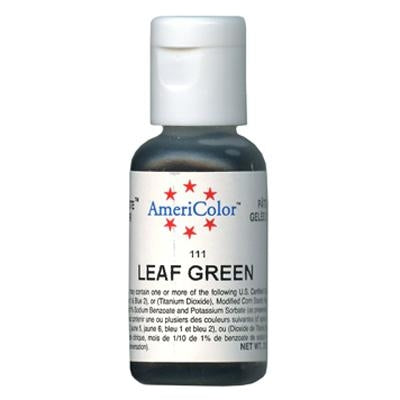 Leaf Green Soft Gel Paste Food Color - AmeriColor 111