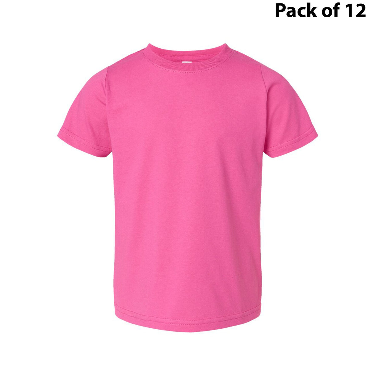 RADYAN® Toddler Fine Jersey Crewneck Short Sleeve Tee - 3321