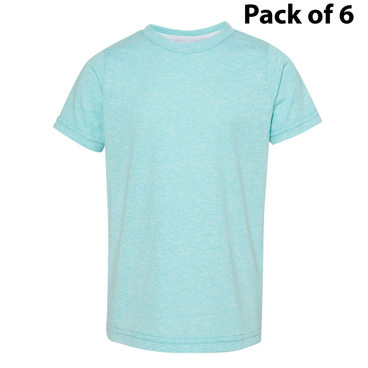 RADYAN® Crew Short Sleeve Toddler Harborside Melange T-Shirt