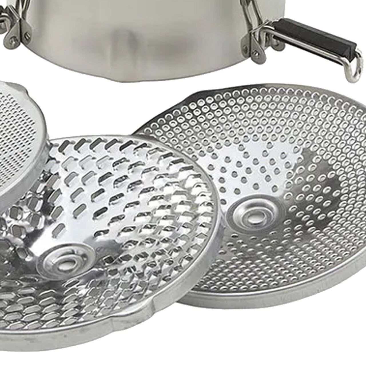 Manual Stainless Steel Food Mill with Plates 9"