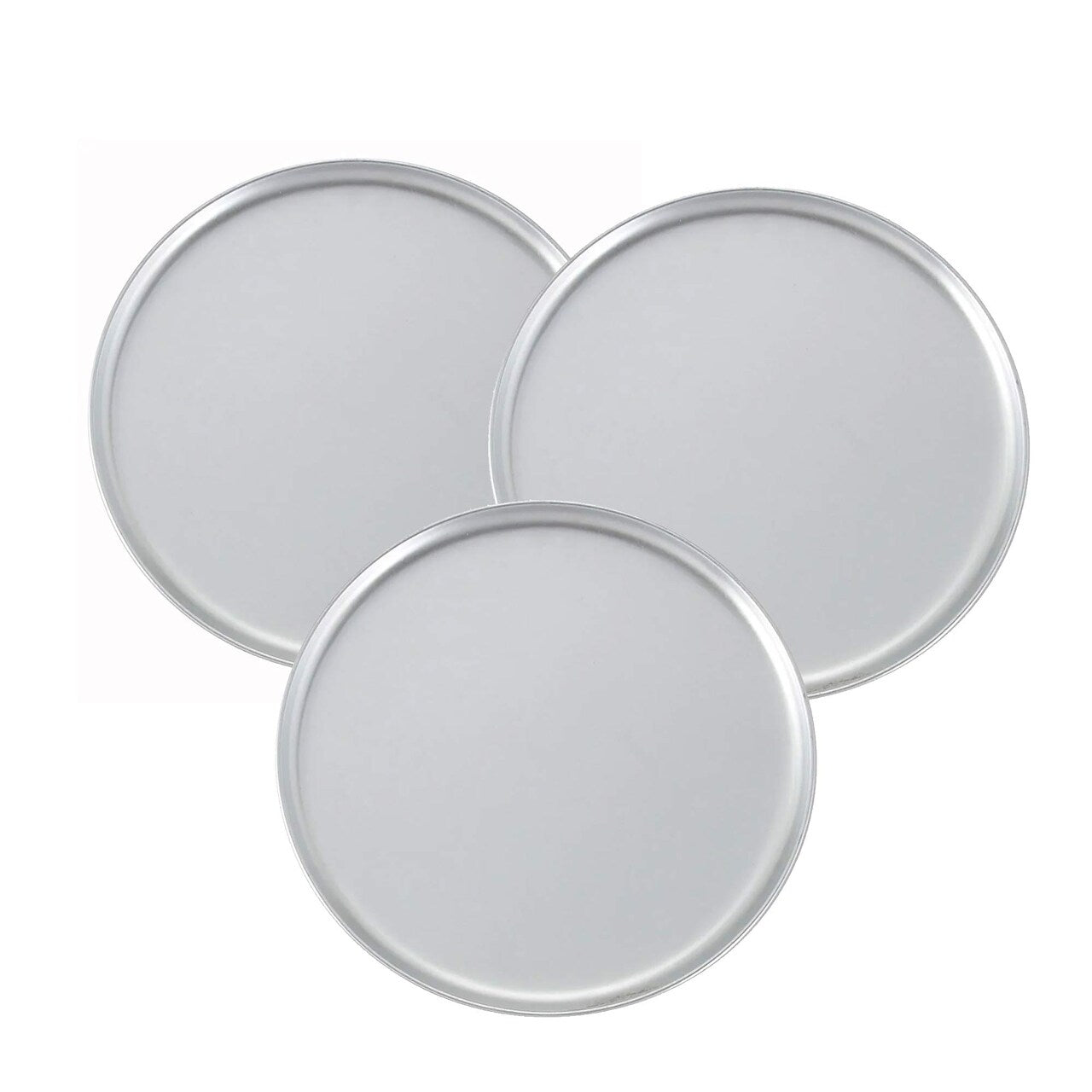 15" Coupe Style Aluminum Pizza Pan Round Solid
