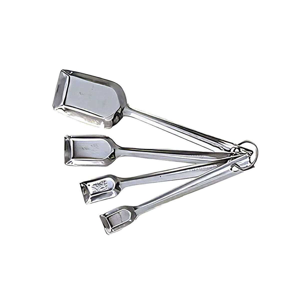4 Piece Measuring Spoon Set Stainless Steel Shovel Style