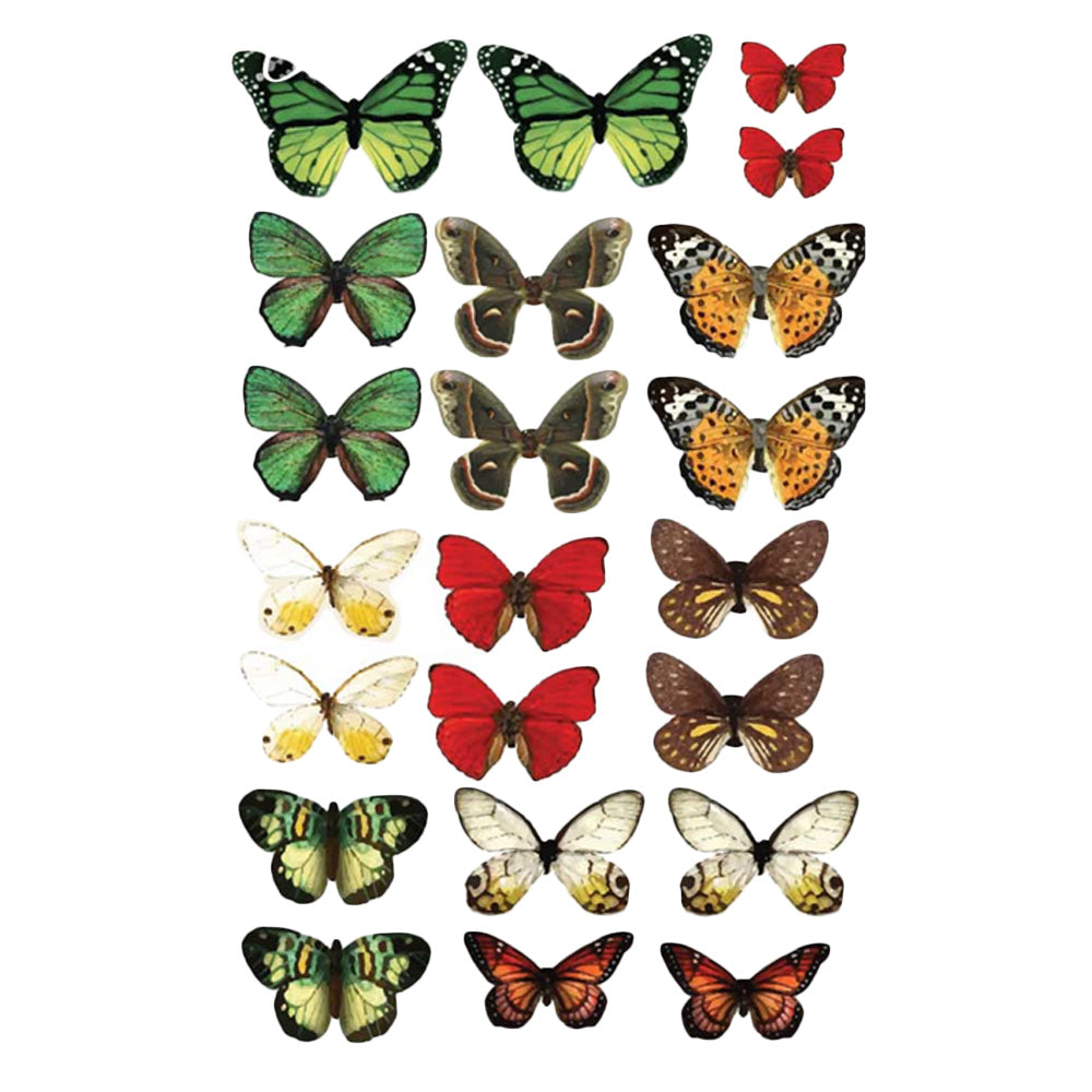 Crystal Candy Vintage Edible Butterflies - Pack of 22