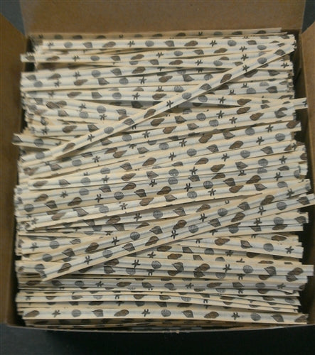 Sea Shell Paper Twist Ties - 2,000 Pack