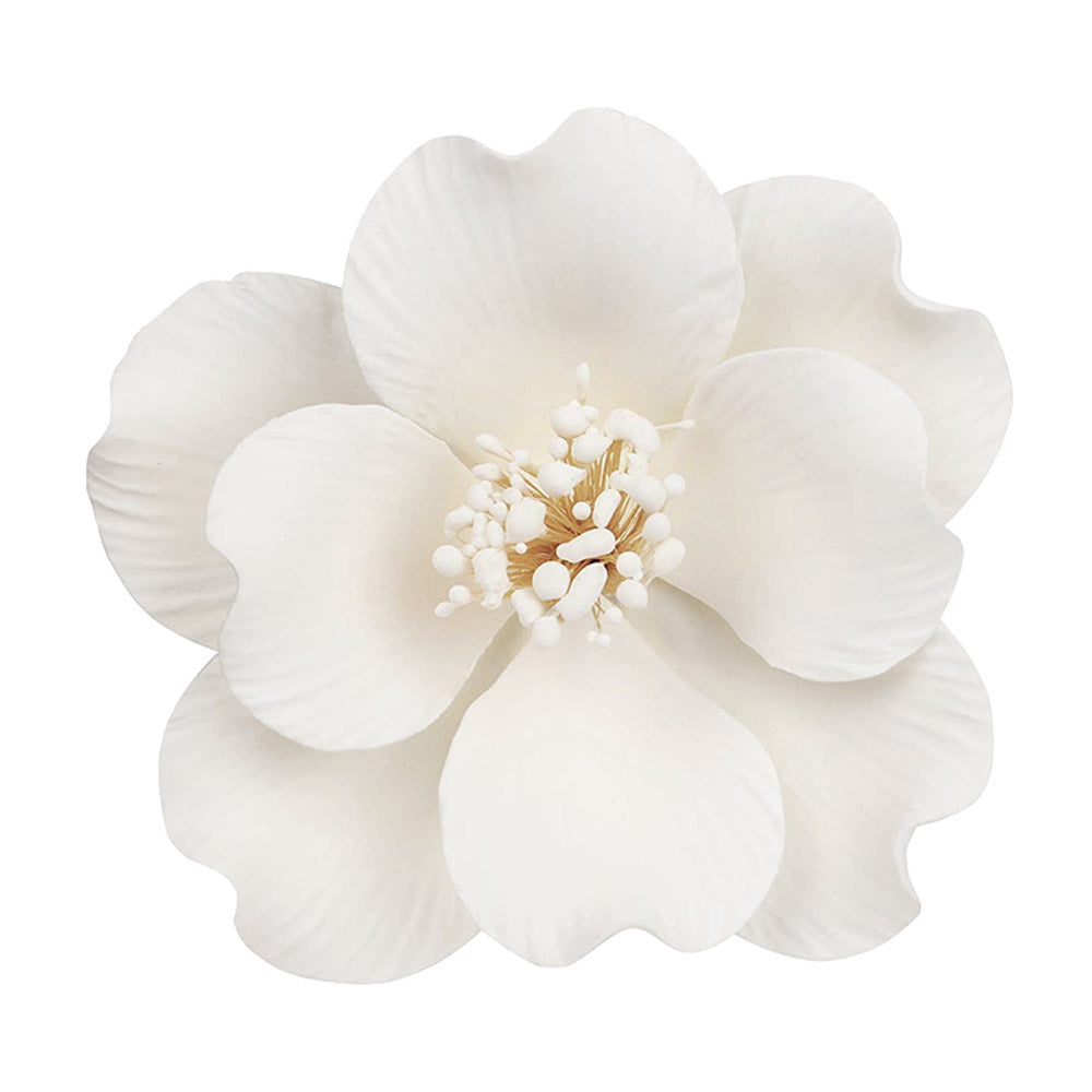 O'Creme White Belgian Bloom Gumpaste Flowers - Set of 3