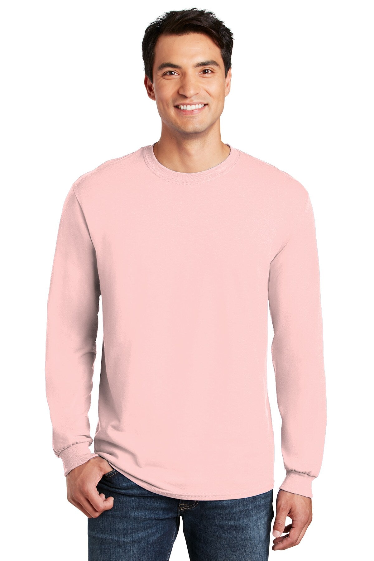 Gildan® Heavy Cotton Crewneck Long Sleeve T-Shirt