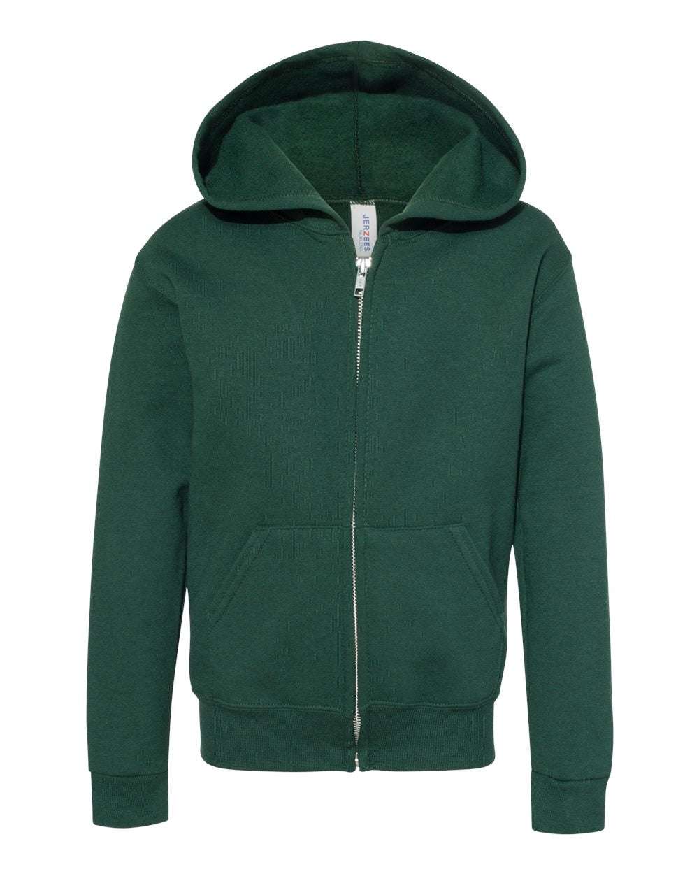 JERZEES® NuBlend Youth Full-Zip Hooded Sweatshirt
