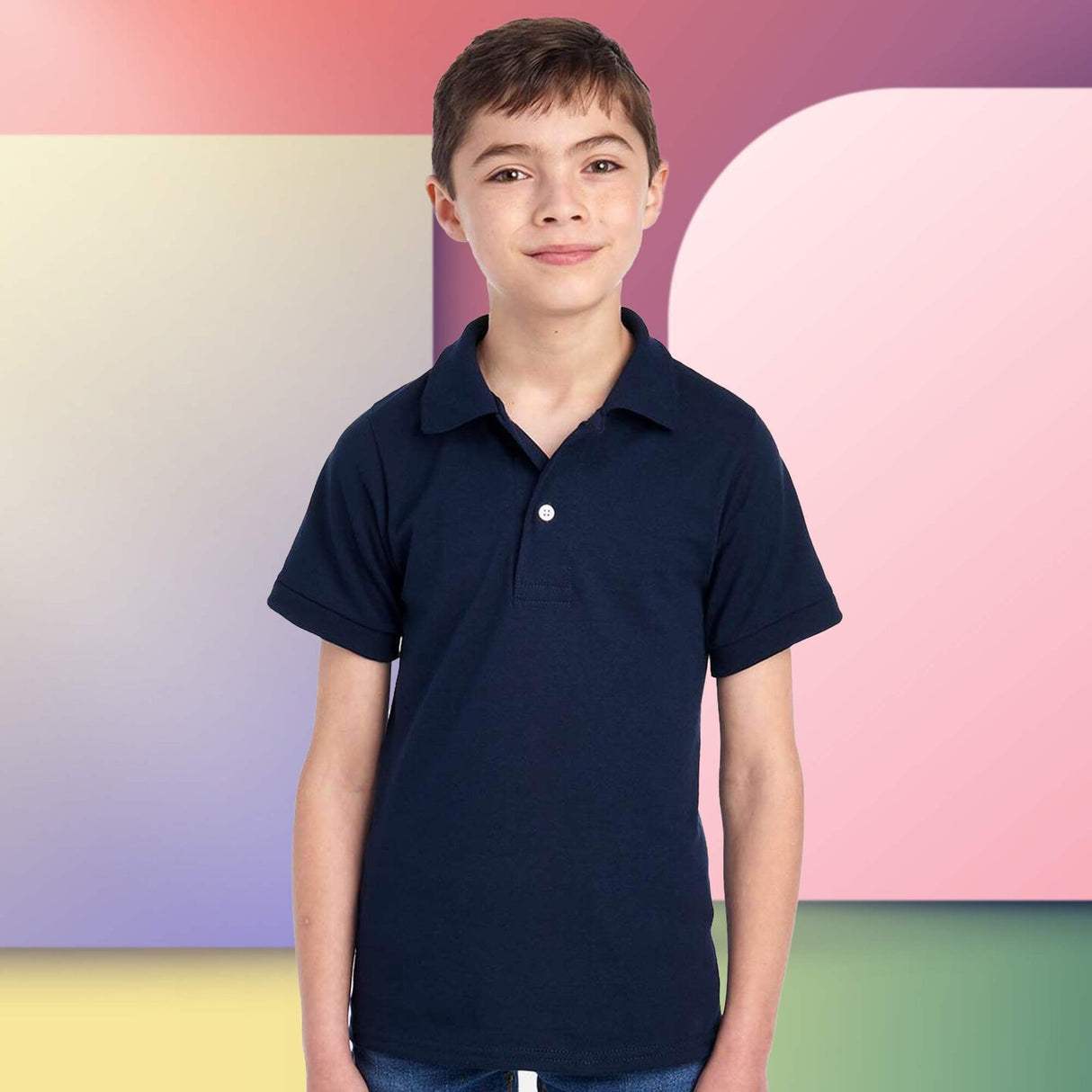 Jerzees® Youth Dri-Power Polo - Comfortable & Sustainable 50/50 Cotton/Polyester