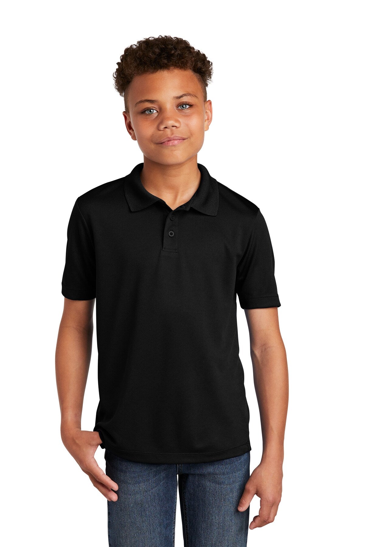 Sport-Tek® Youth Posi Charge Racer Mesh Polo