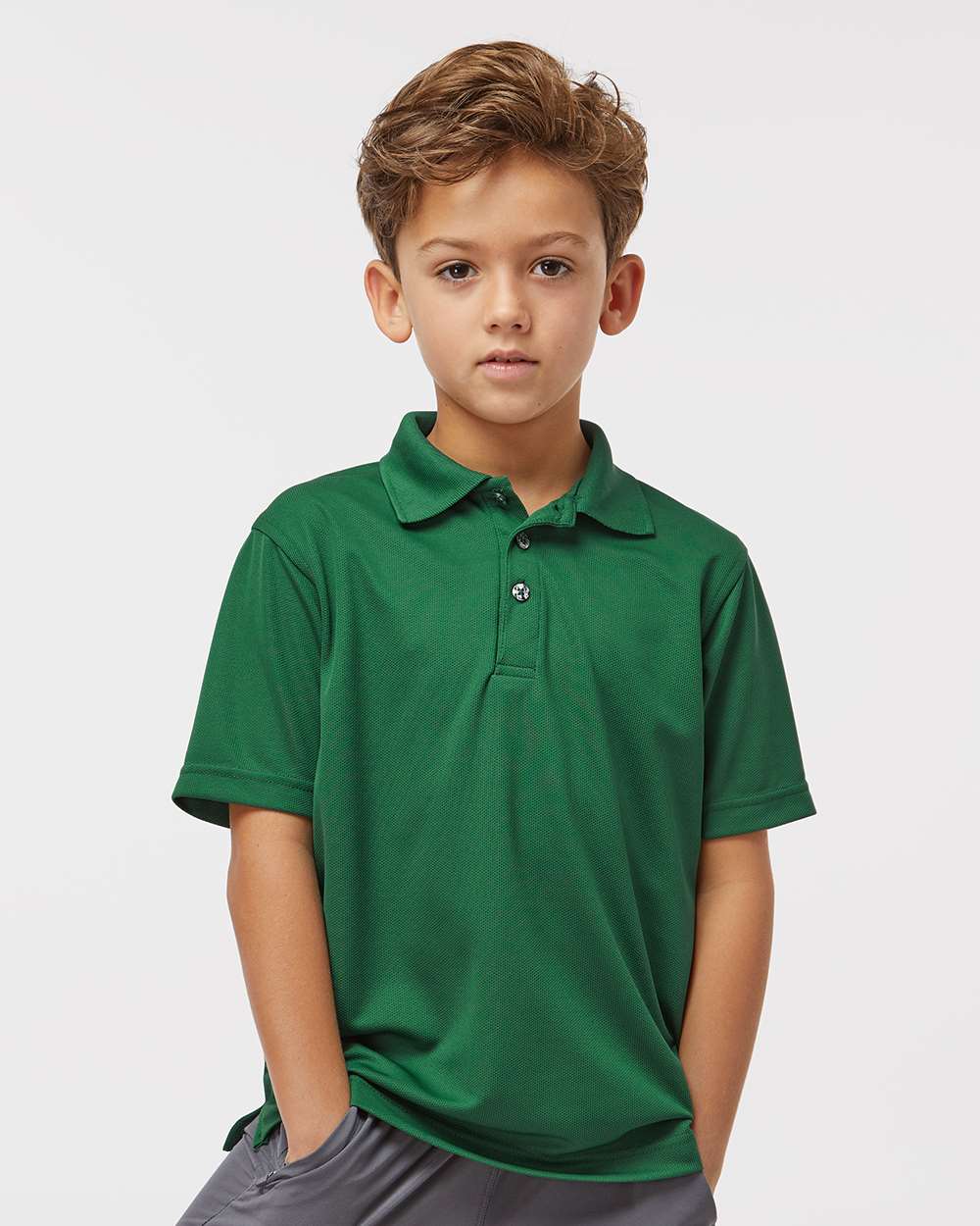 Paragon® Youth Saratoga Performance Mini Mesh Polo