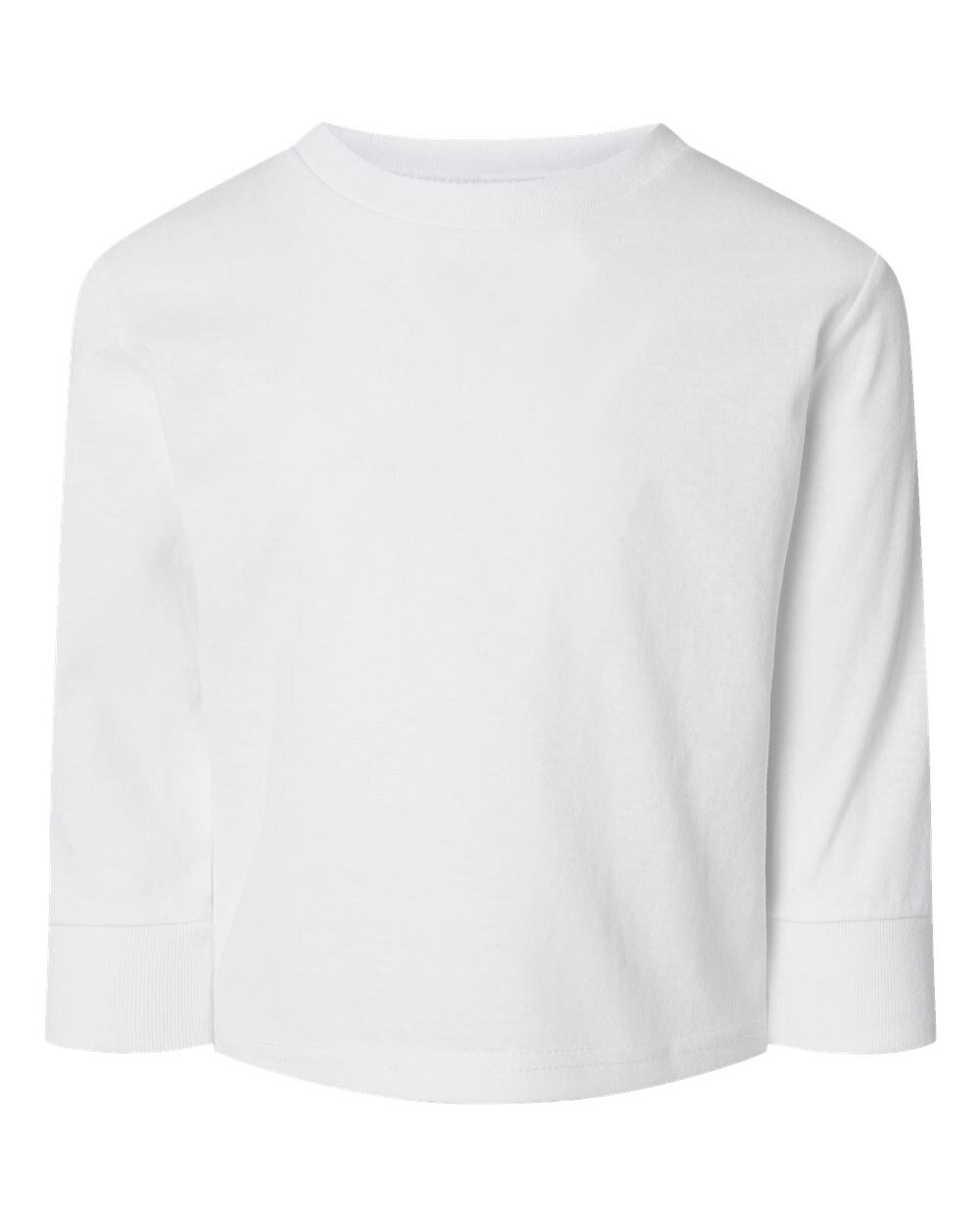 RADYAN® Toddler Cotton Jersey Crewneck Long Sleeve T-Shirt