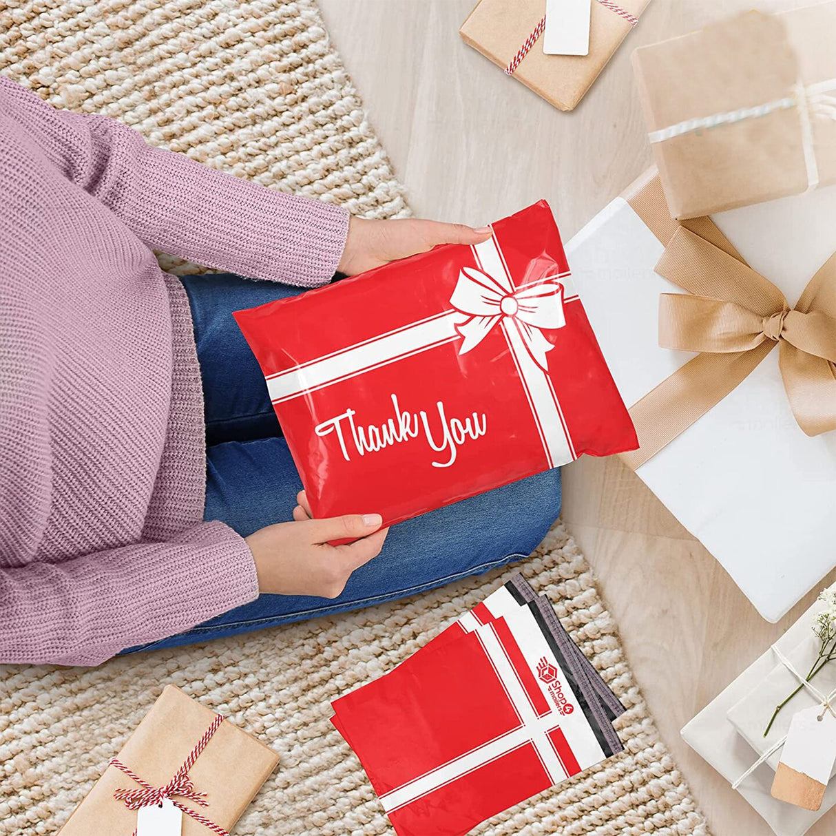 Design Poly Mailer Envelopes - 10 x 13 Glossy (Multi Pack & Design)