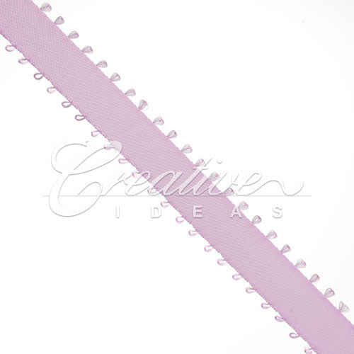 3/8" Double Face Picot Ribbon - 50 Yards (Lavender)