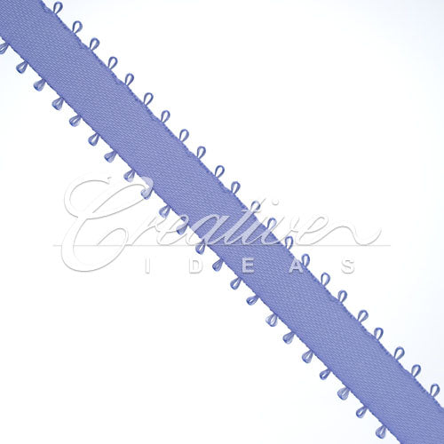 3/8" Double Face Picot Ribbon - 50 Yards (Iris)